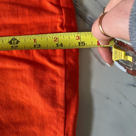 FashionNova Bright Orange Mini Skirt - Picture 9 of 9